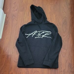 Air Jordan Black Hoodie with Red Logo